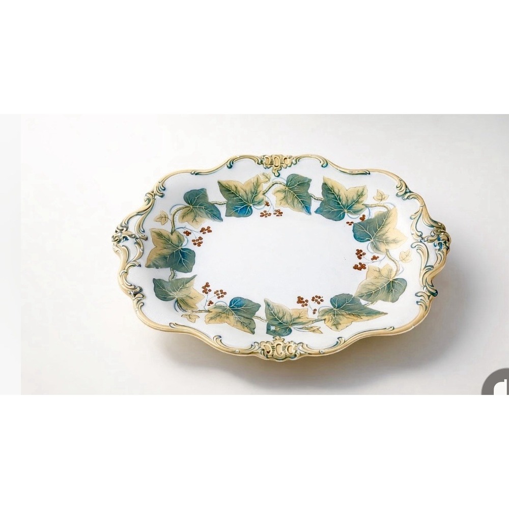 Early 19th C Davenport "IVY WREATHS" Pearlware Pedestal Compote 1224 1830 #2 - Picture 2 of 9